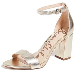 Sam Edelman Gold Odila Heels